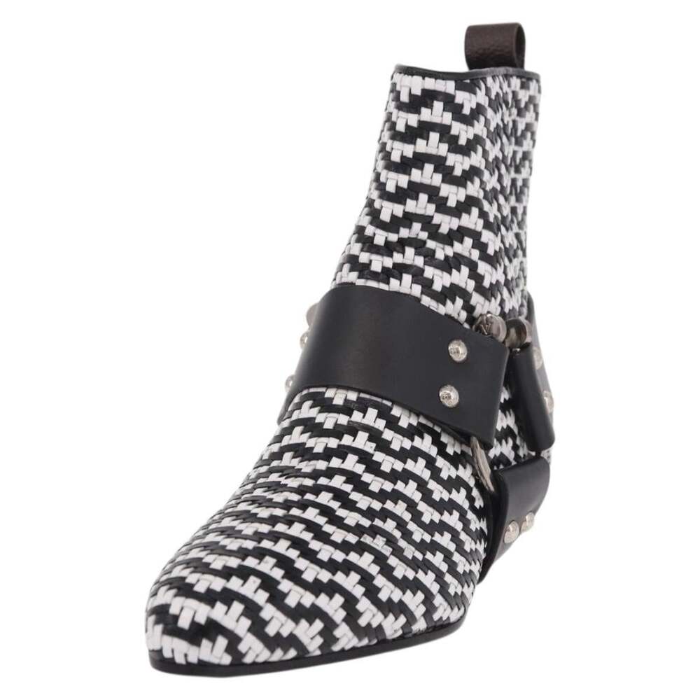 Louis Vuitton Baroque Line Ankle Boots shoes Black